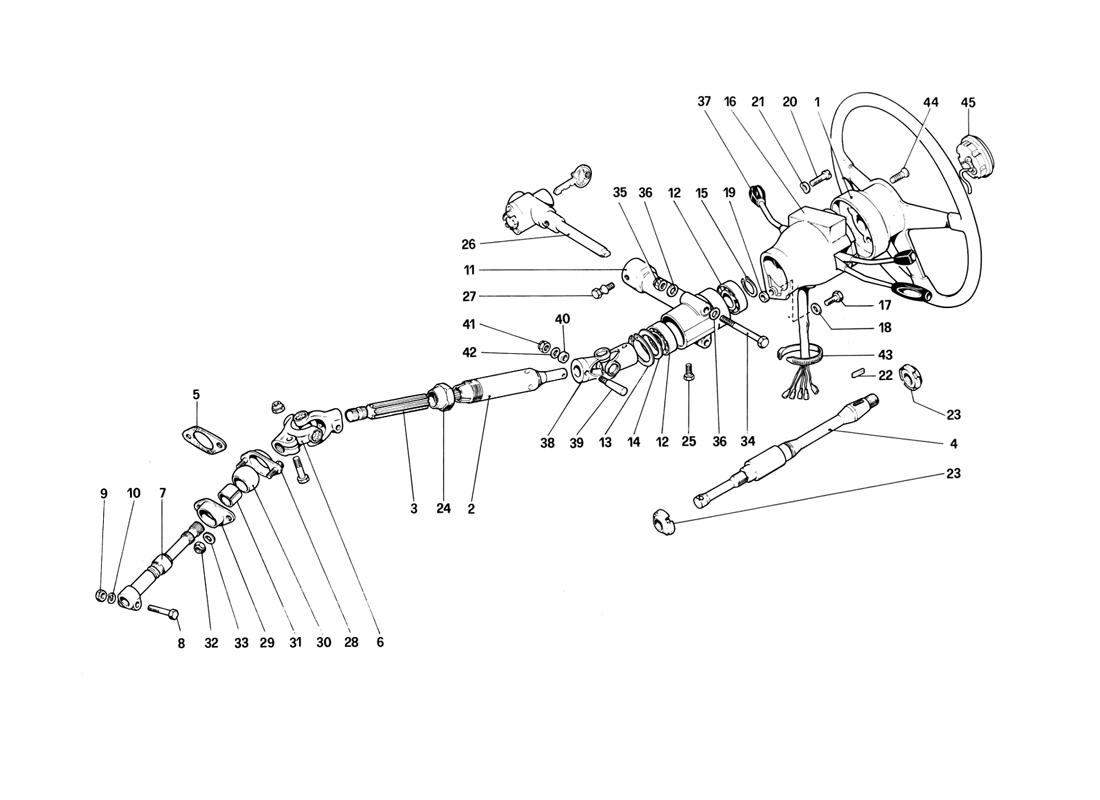 Schematic: Steering Column