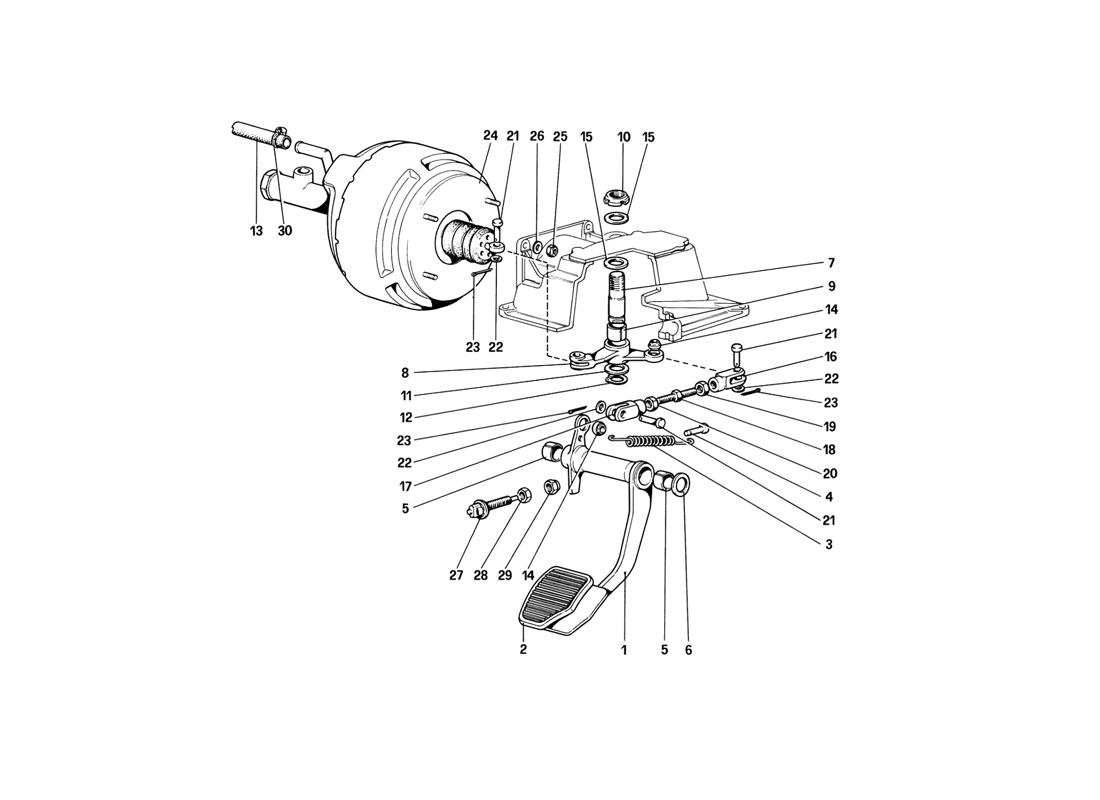 Schematic: Brake Hydraulic System (Variants For Rhd Versions)