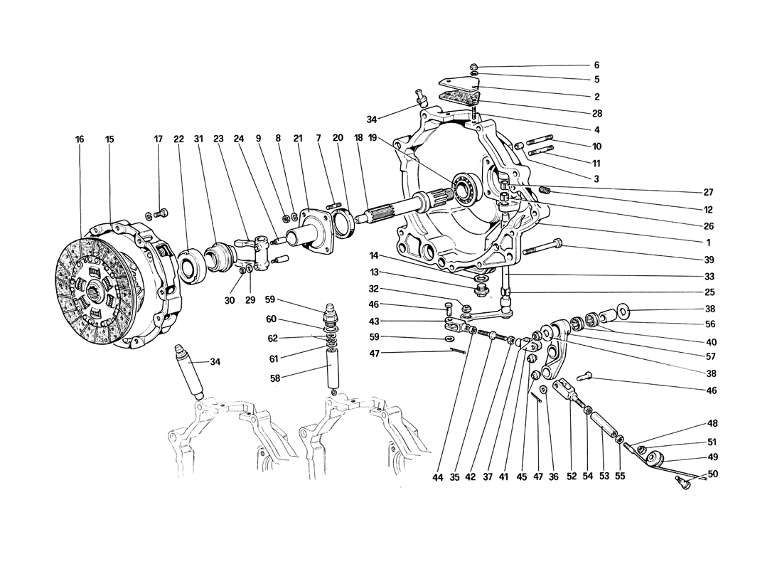 Schematic: Clutch And Controls