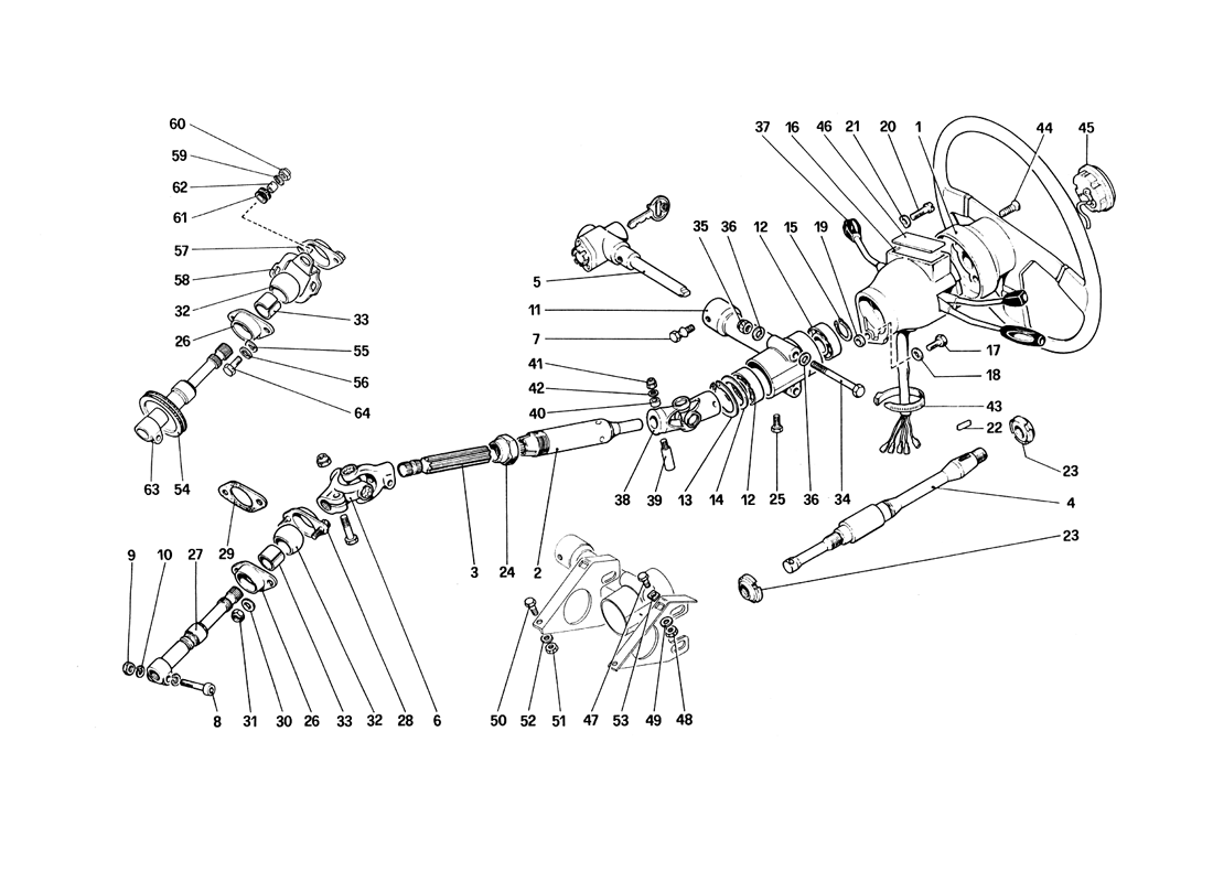 Schematic: Steering Column