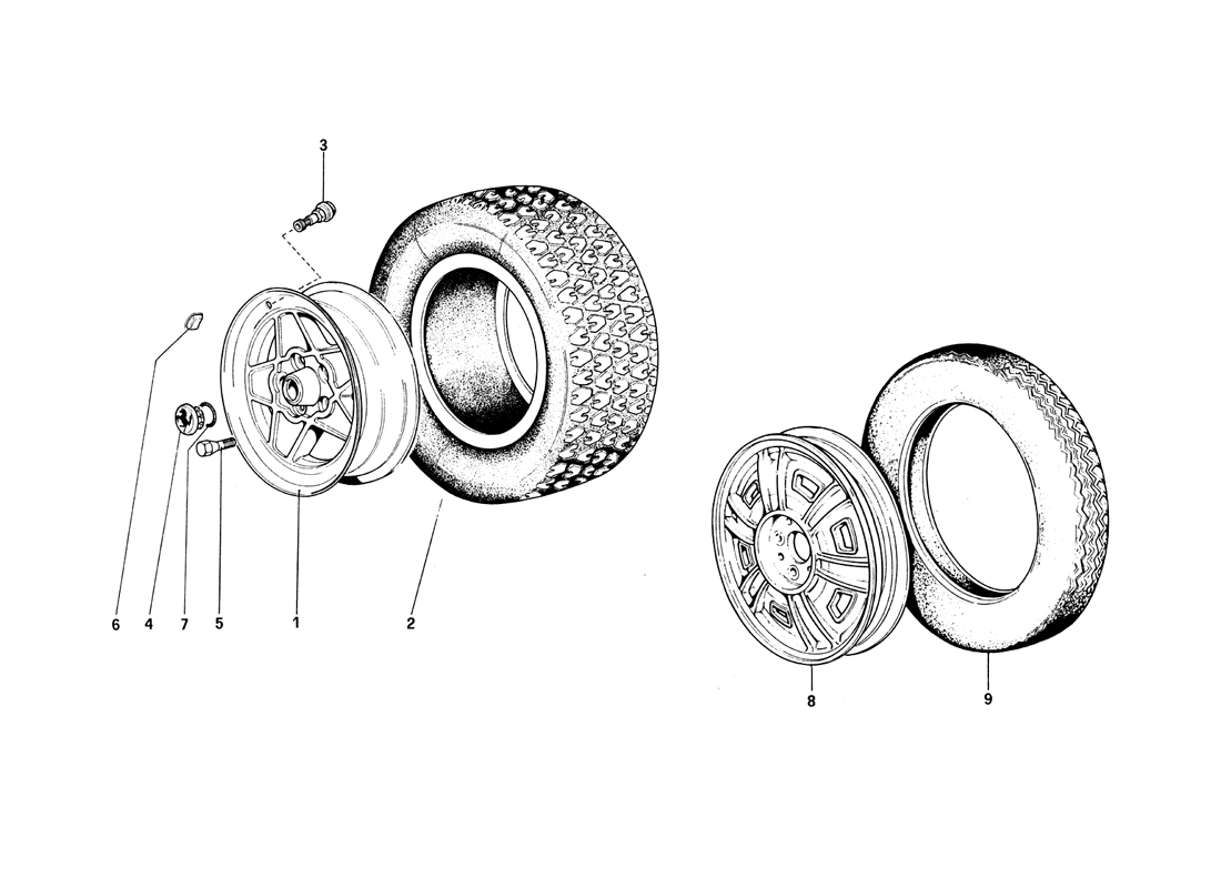 Schematic: Wheels