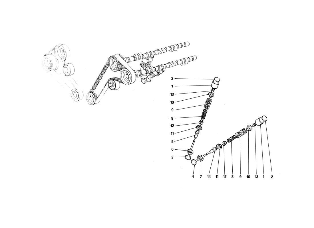 Schematic: Timing System - Tappets