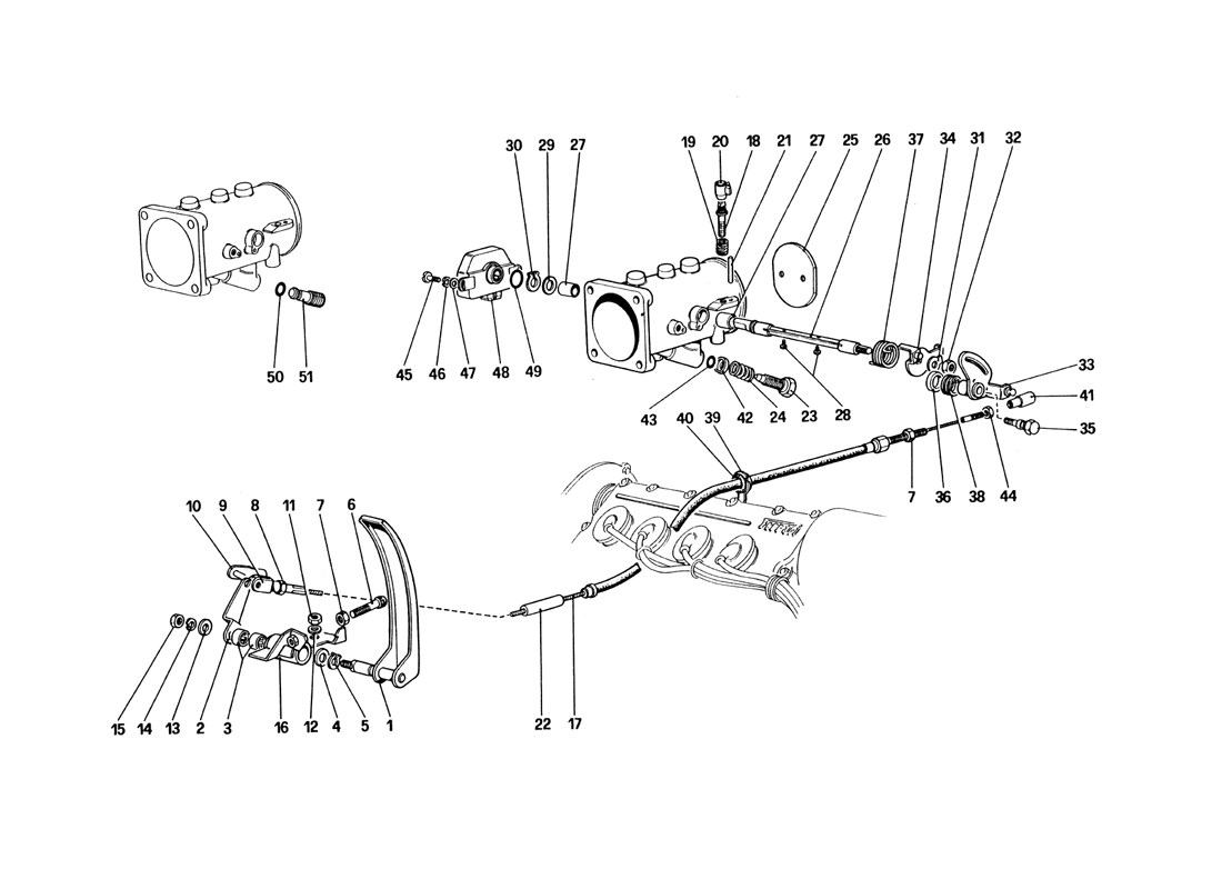 Schematic: Throttle Housing And Linkage