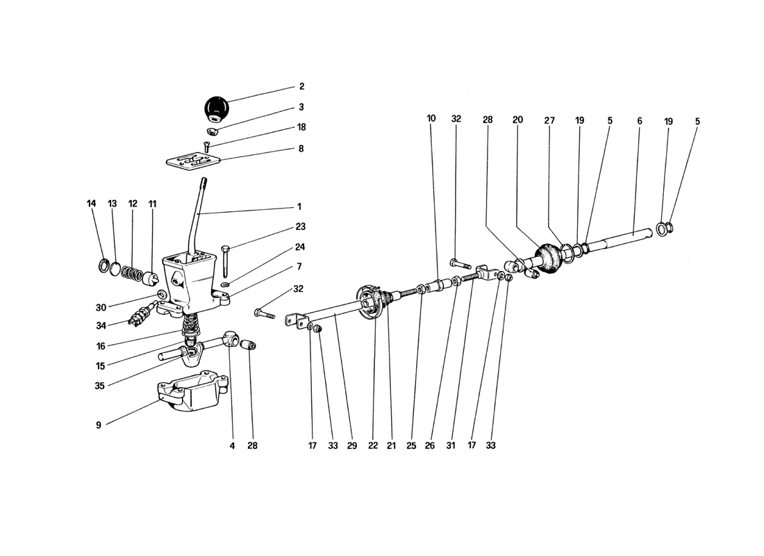 Schematic: Outside Gearbox Controls