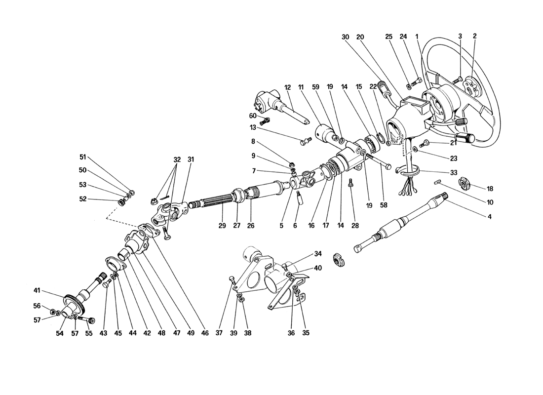 Schematic: Steering Column