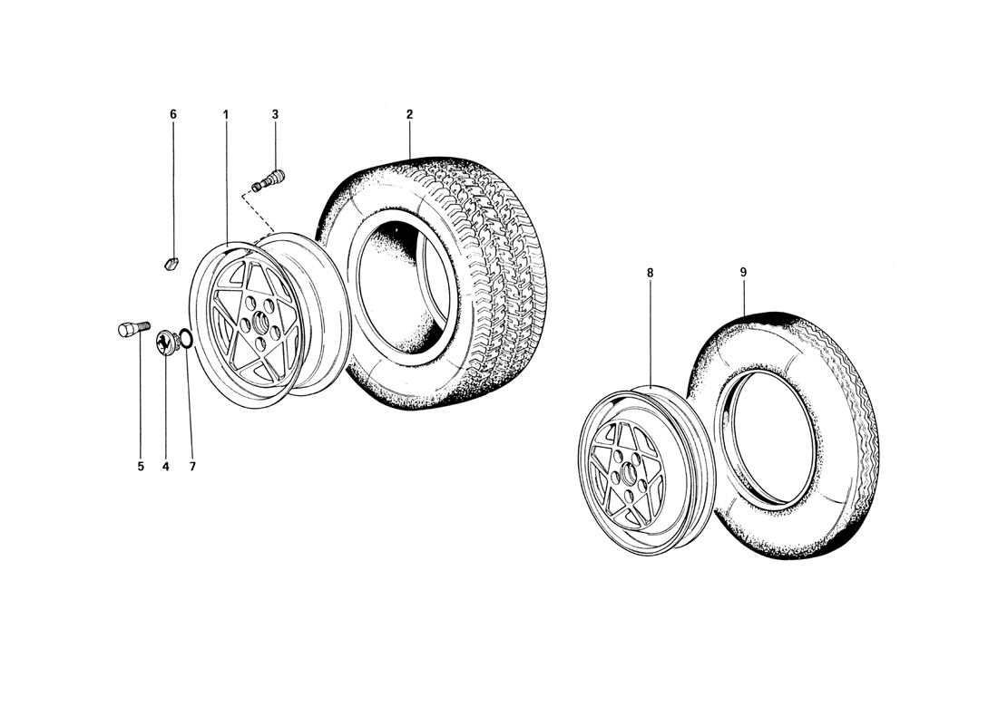 Schematic: Wheels