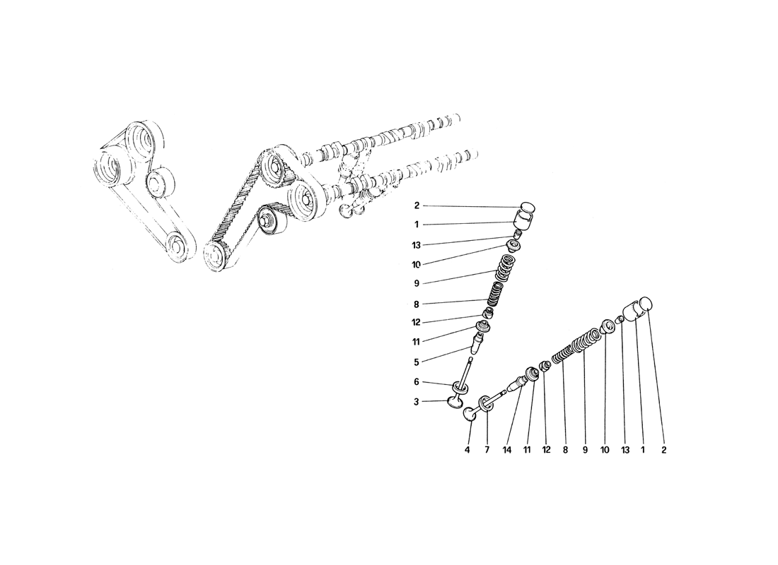 Schematic: Timing System - Tappets