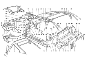 Body Shell - Inner Elements (For Us - Sa - J)