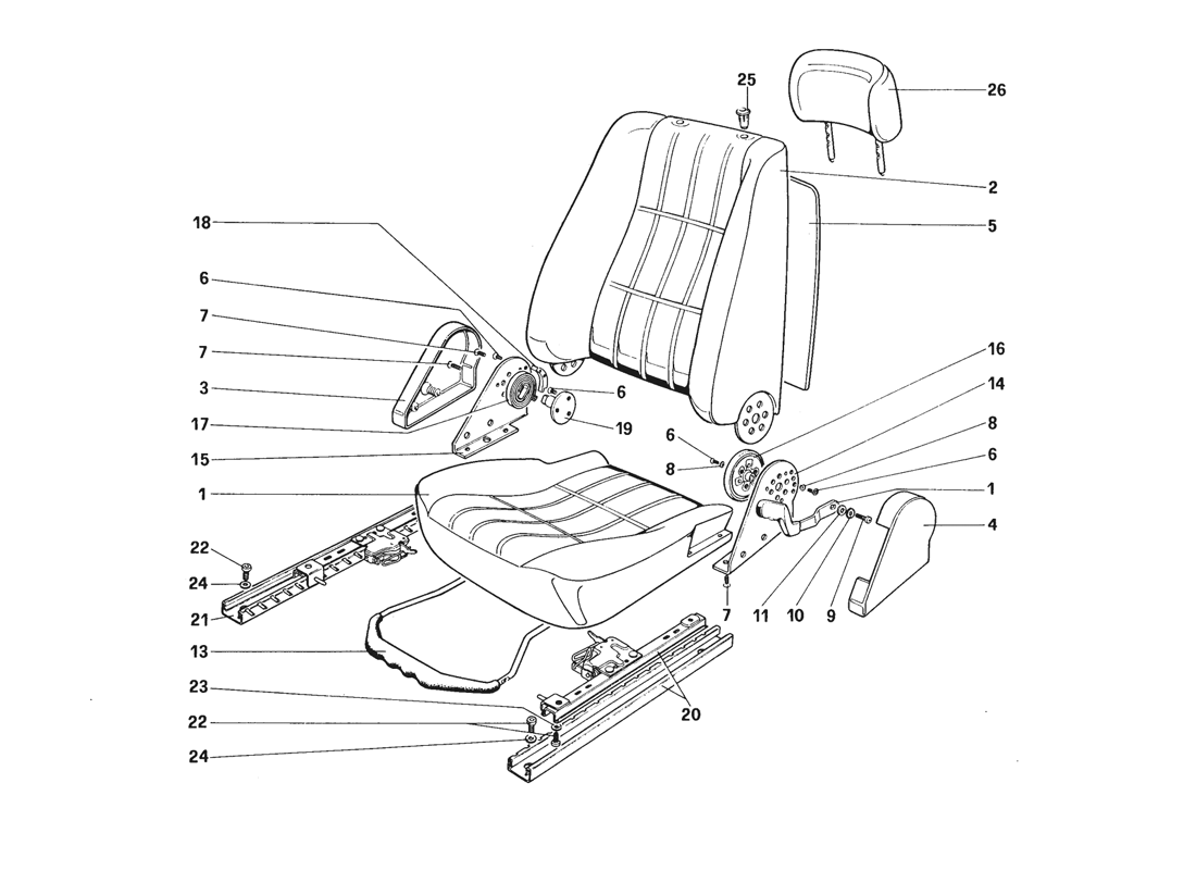 Schematic: Seat