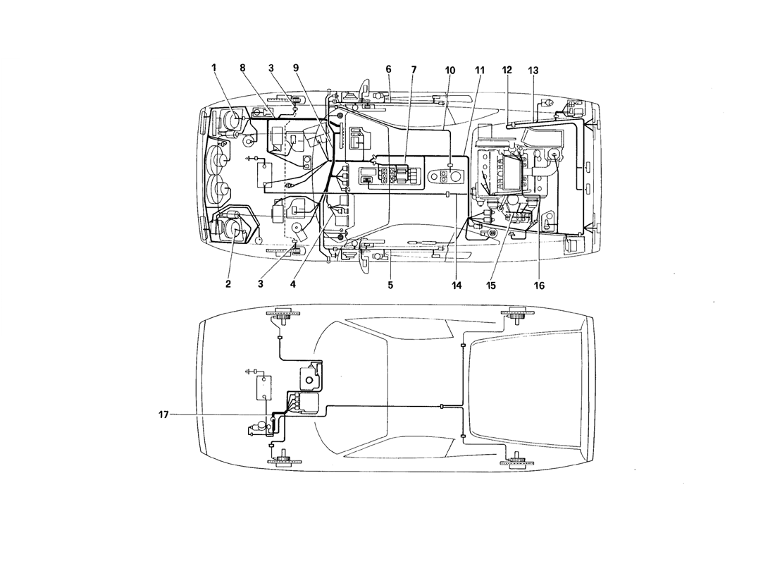 Schematic: Electrical System - Cables