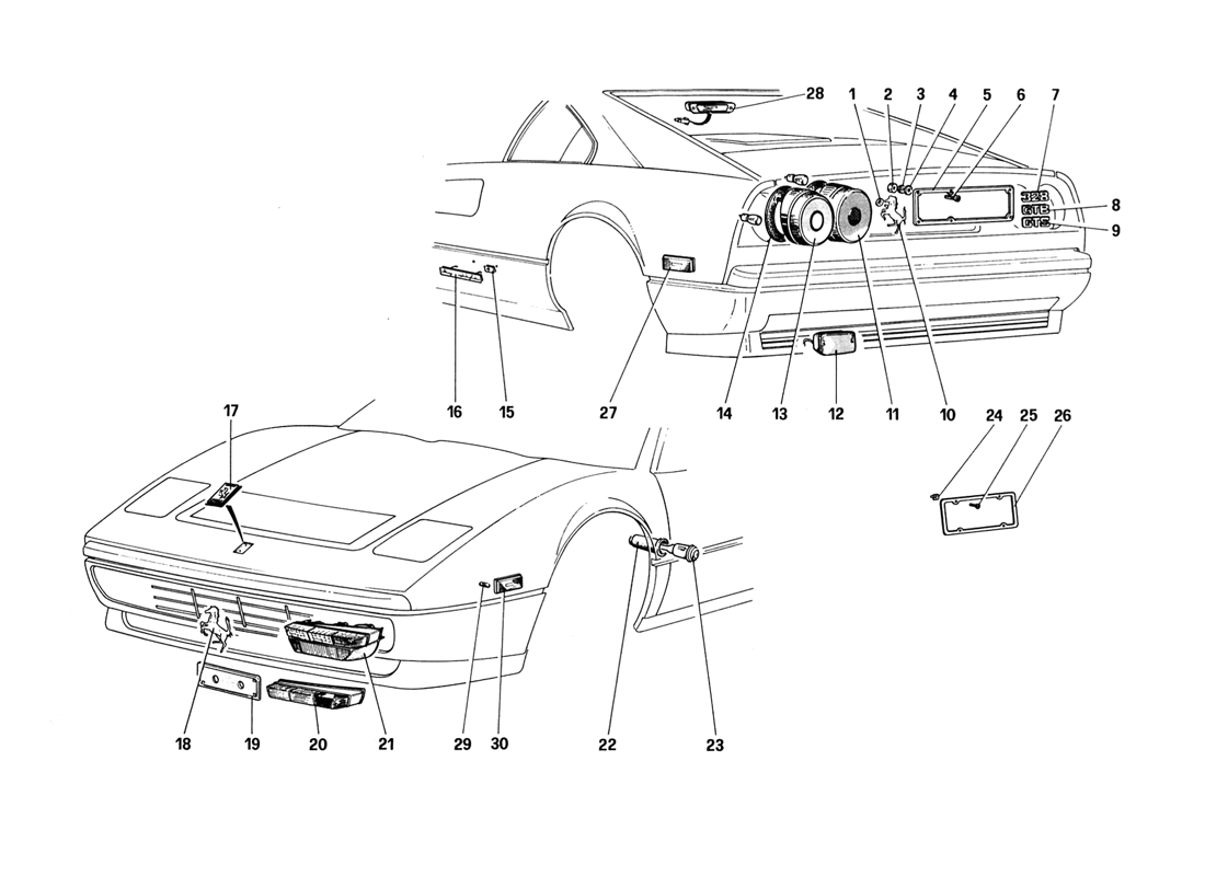 Schematic: External Lights And Molding