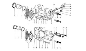 Calipers For Front And Rear Brakes