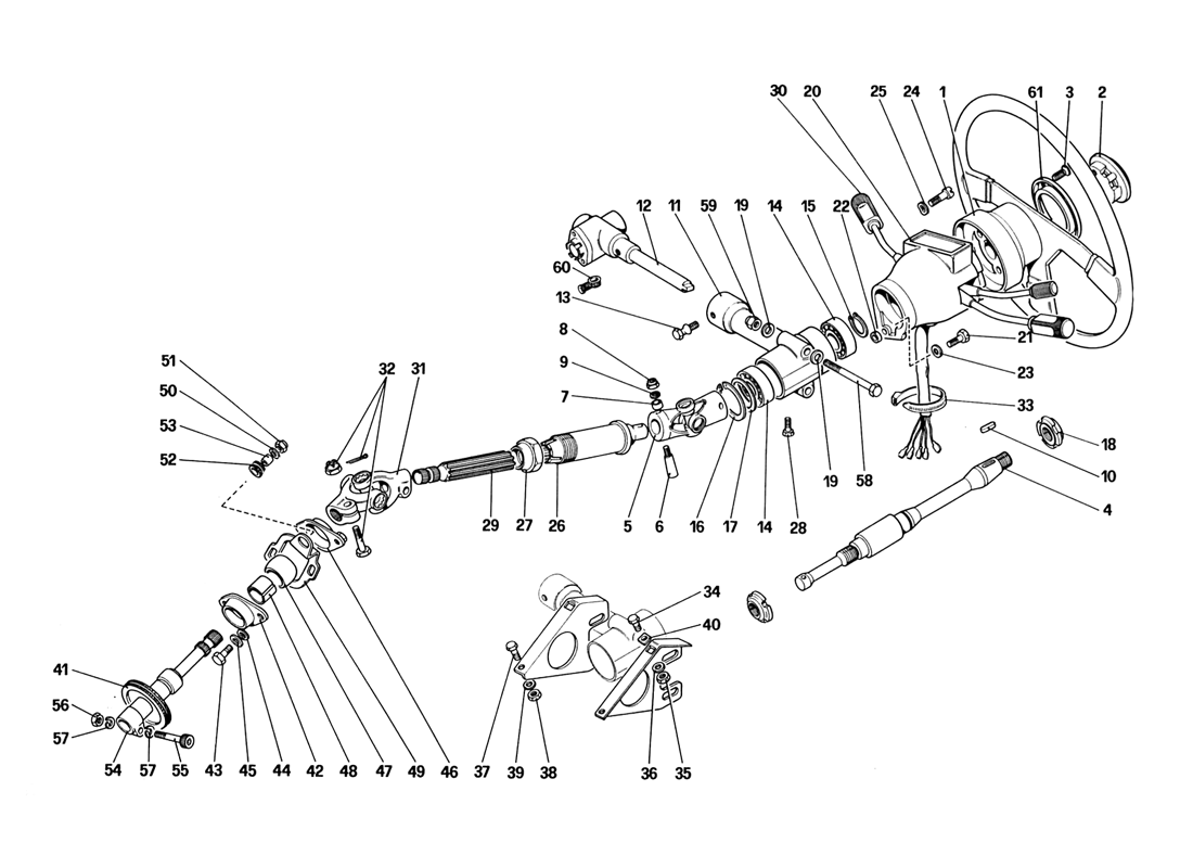 Schematic: Steering Column