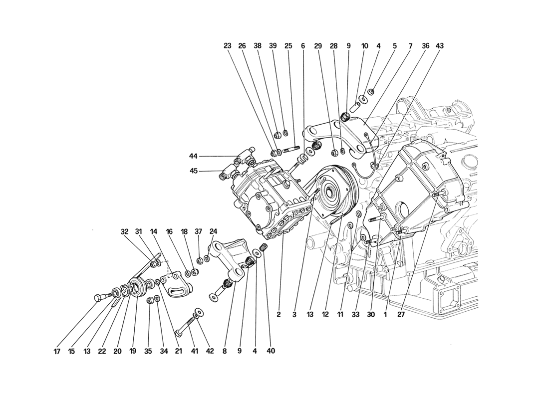 Schematic: Air Conditioning Compressor And Controls (For Us And Sa Version)