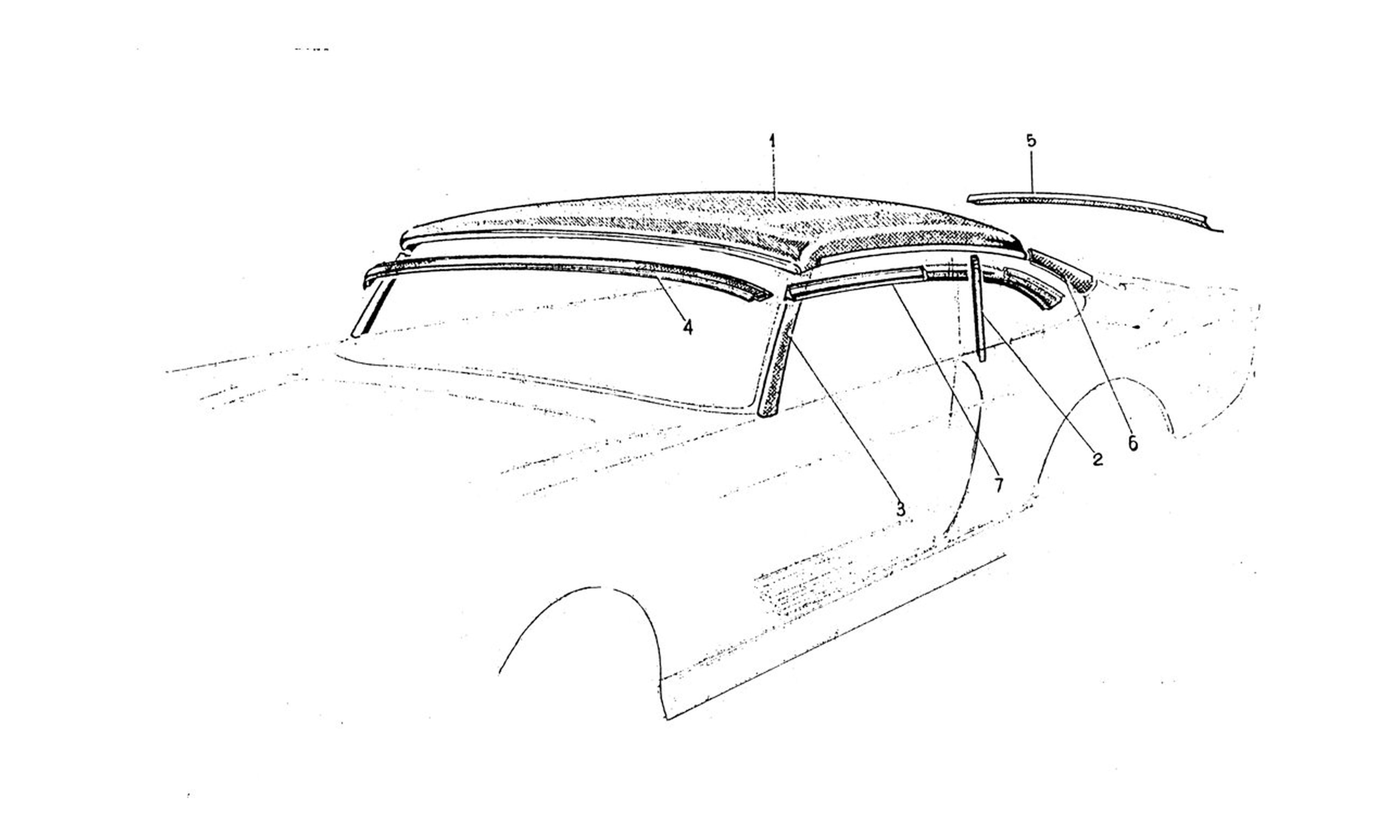 Schematic: Roof Panel & Trims (Edition1)