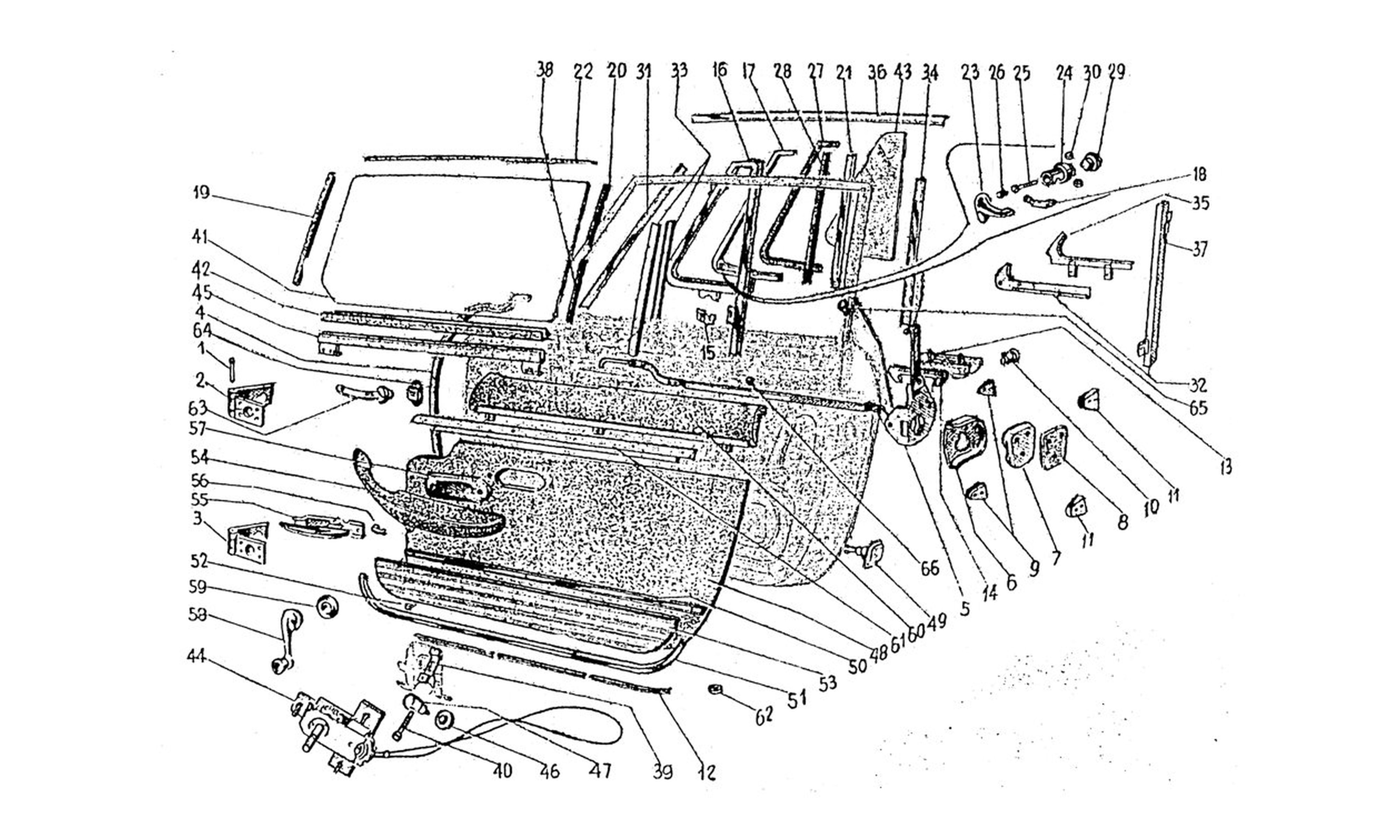 Schematic: Inner Door Trims (Edition 1)