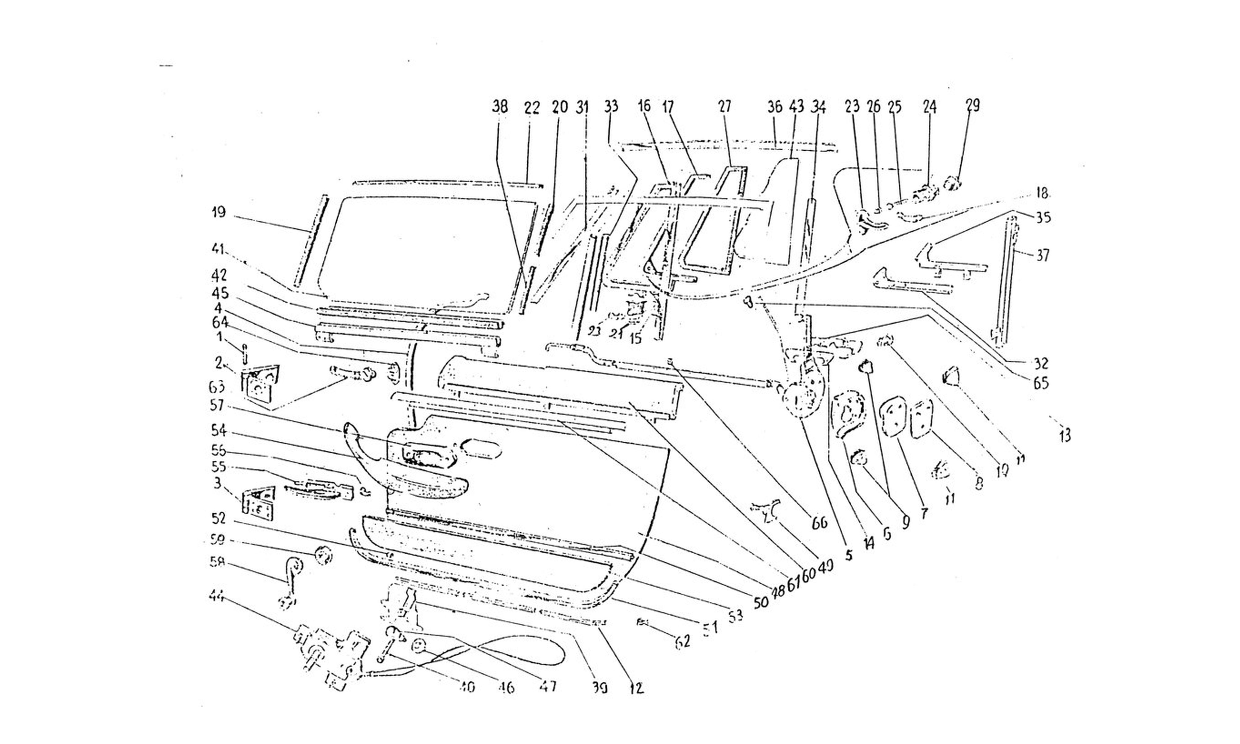 Schematic: Inner Door Trims (Edition 1 + 2)