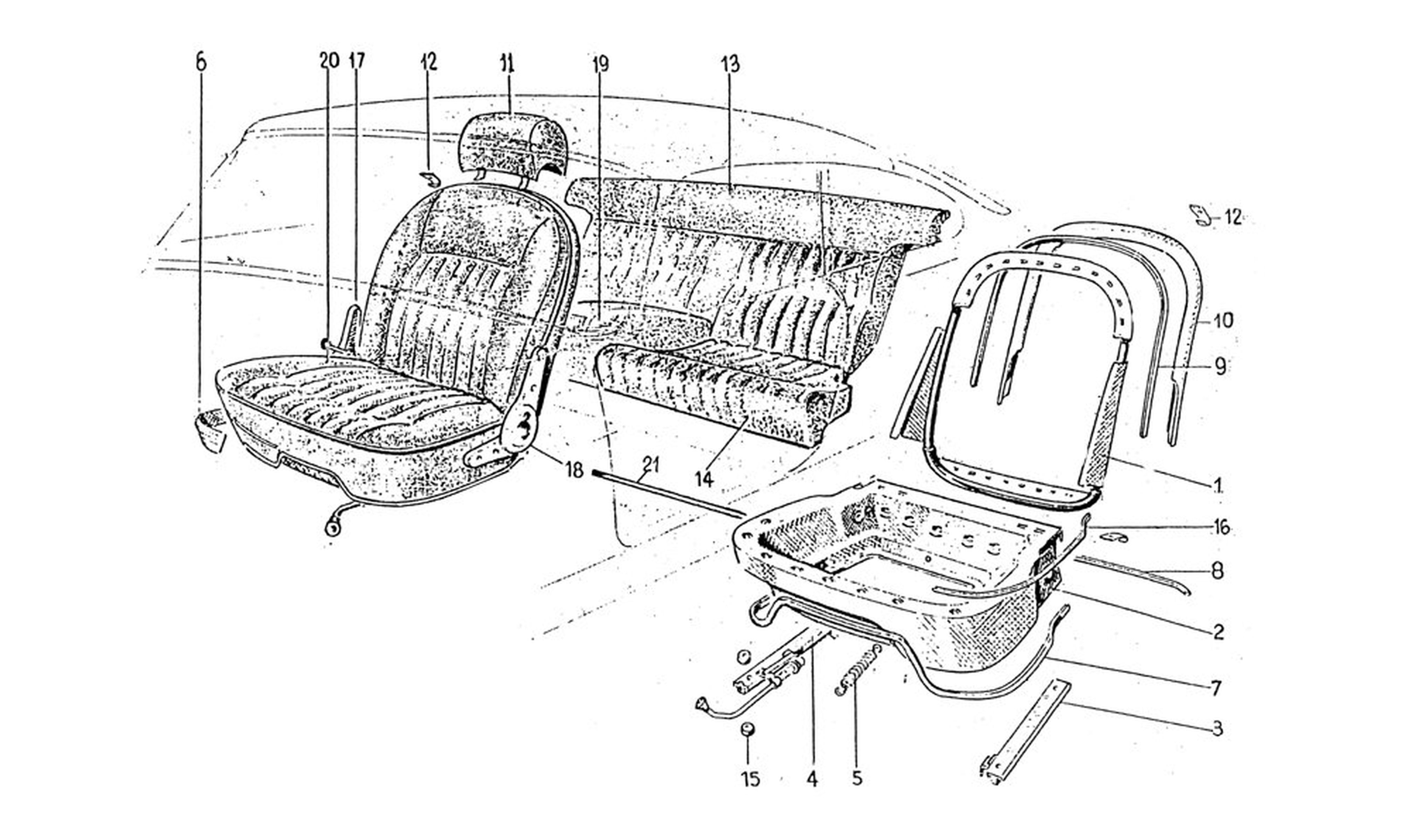 Schematic: Seats (Edition) 2 + 3)