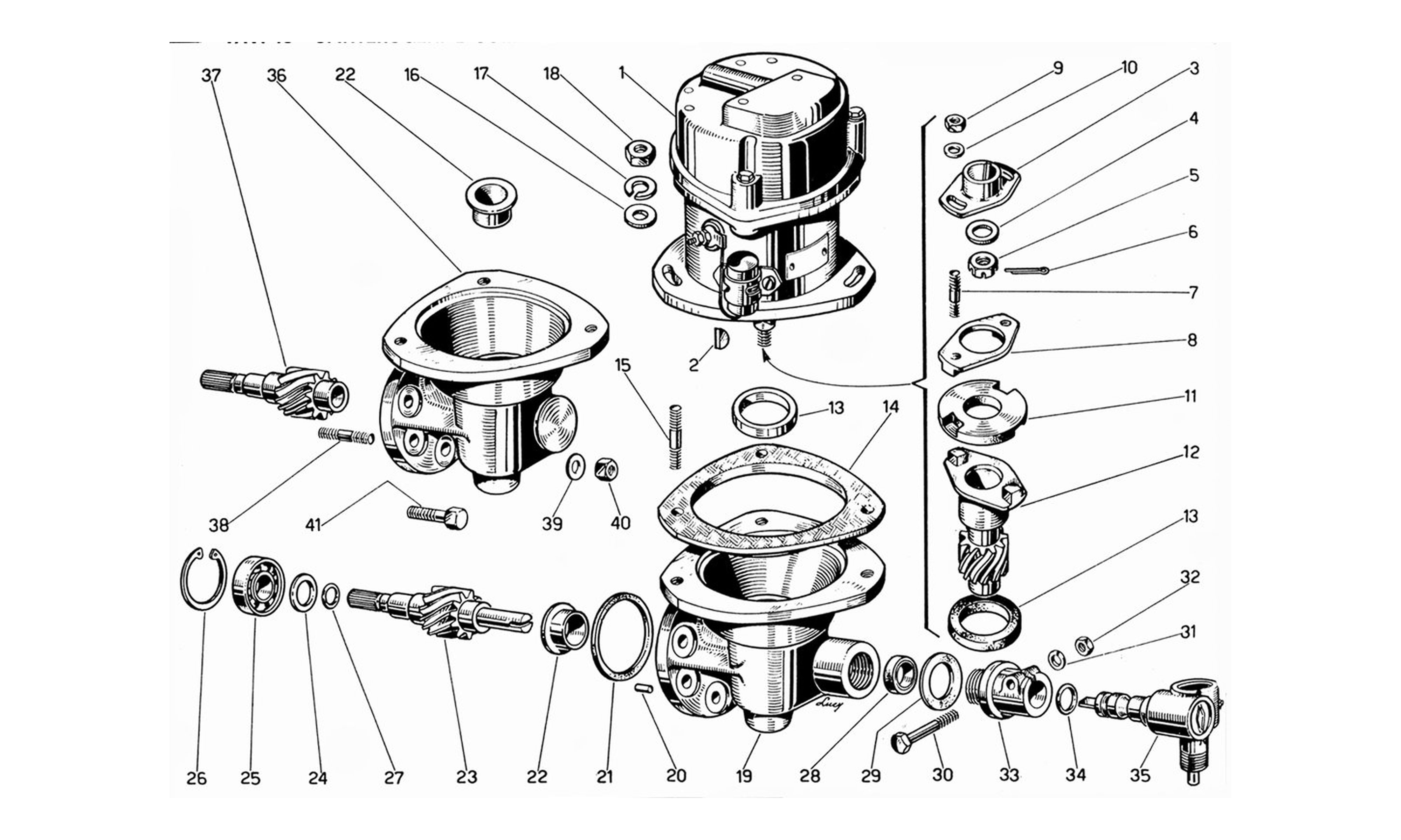 Schematic: Distributors and Controls