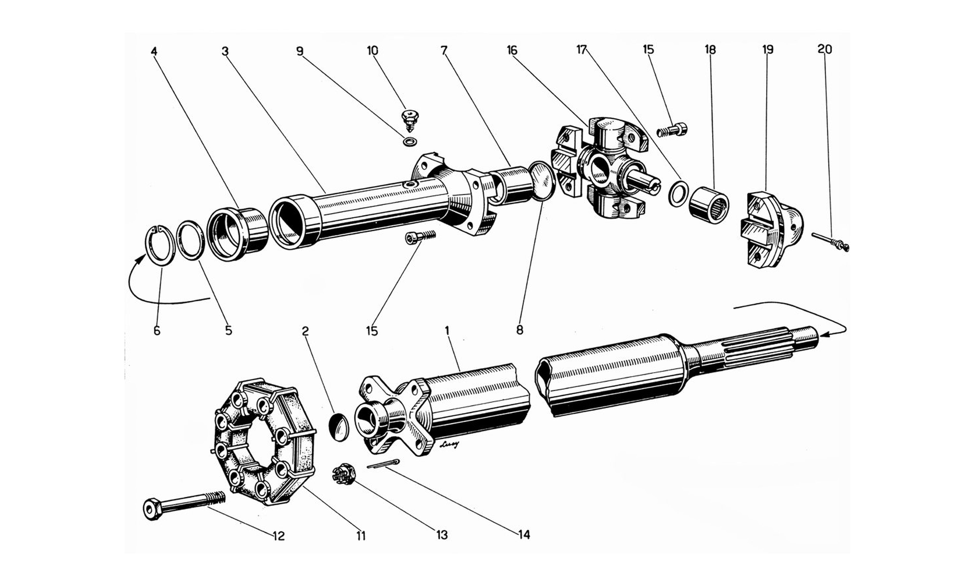 Schematic: Transmission Shaft