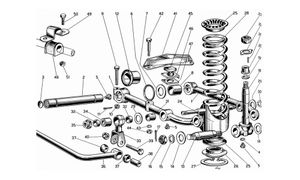 Front Wheel Suspension Bottom Arms