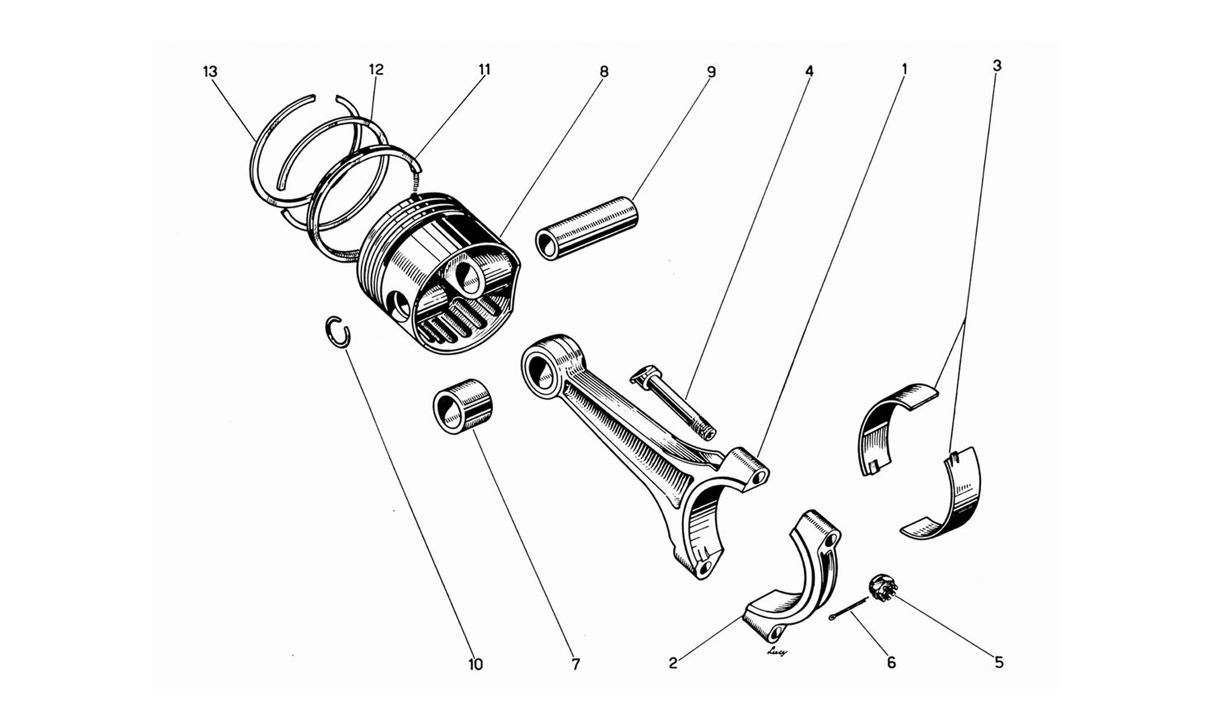 Schematic: Connecting Rods