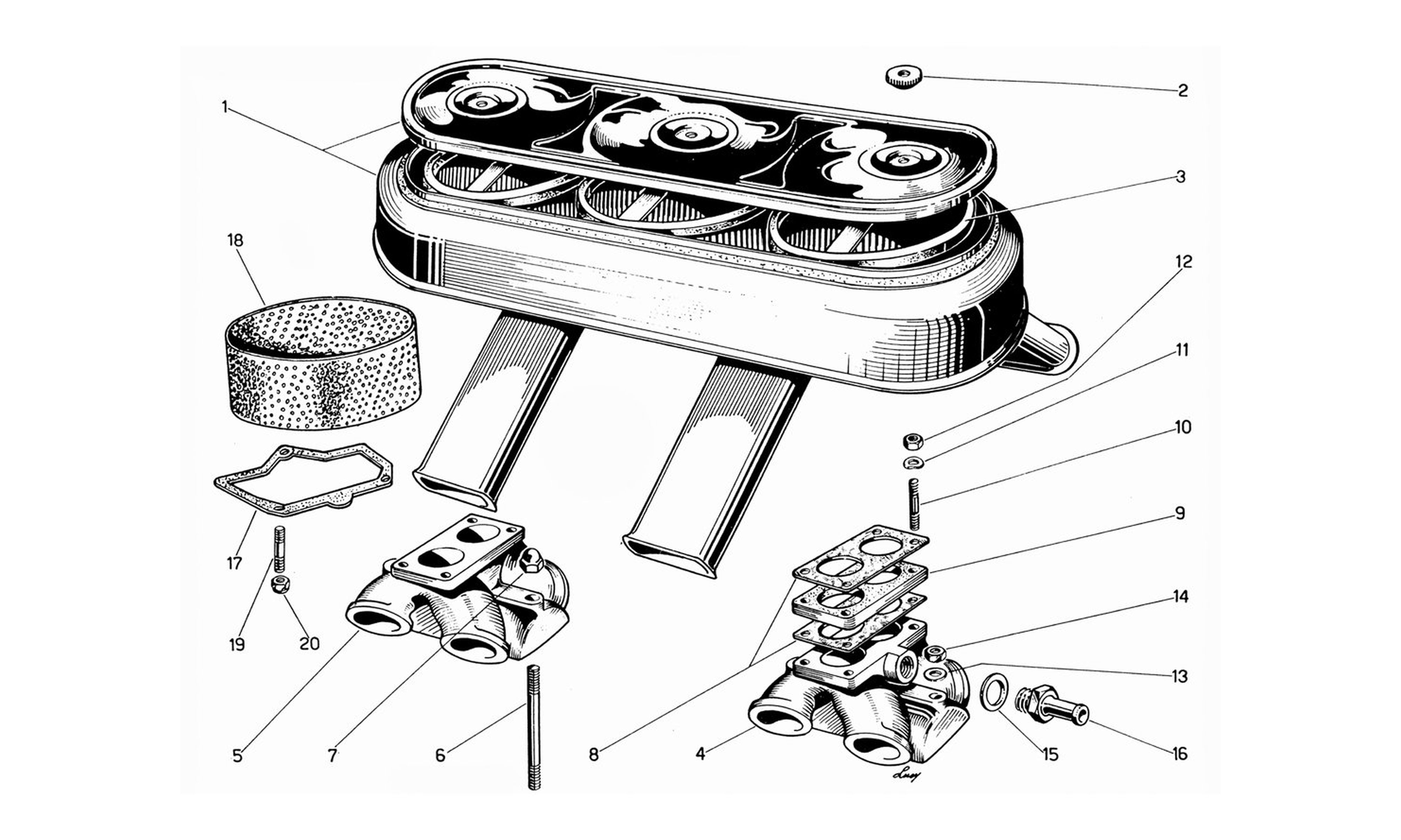 Schematic: Air Inlet and Manifolds