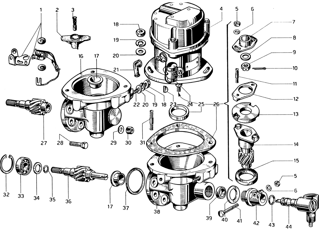 Schematic: Distributors And Controls