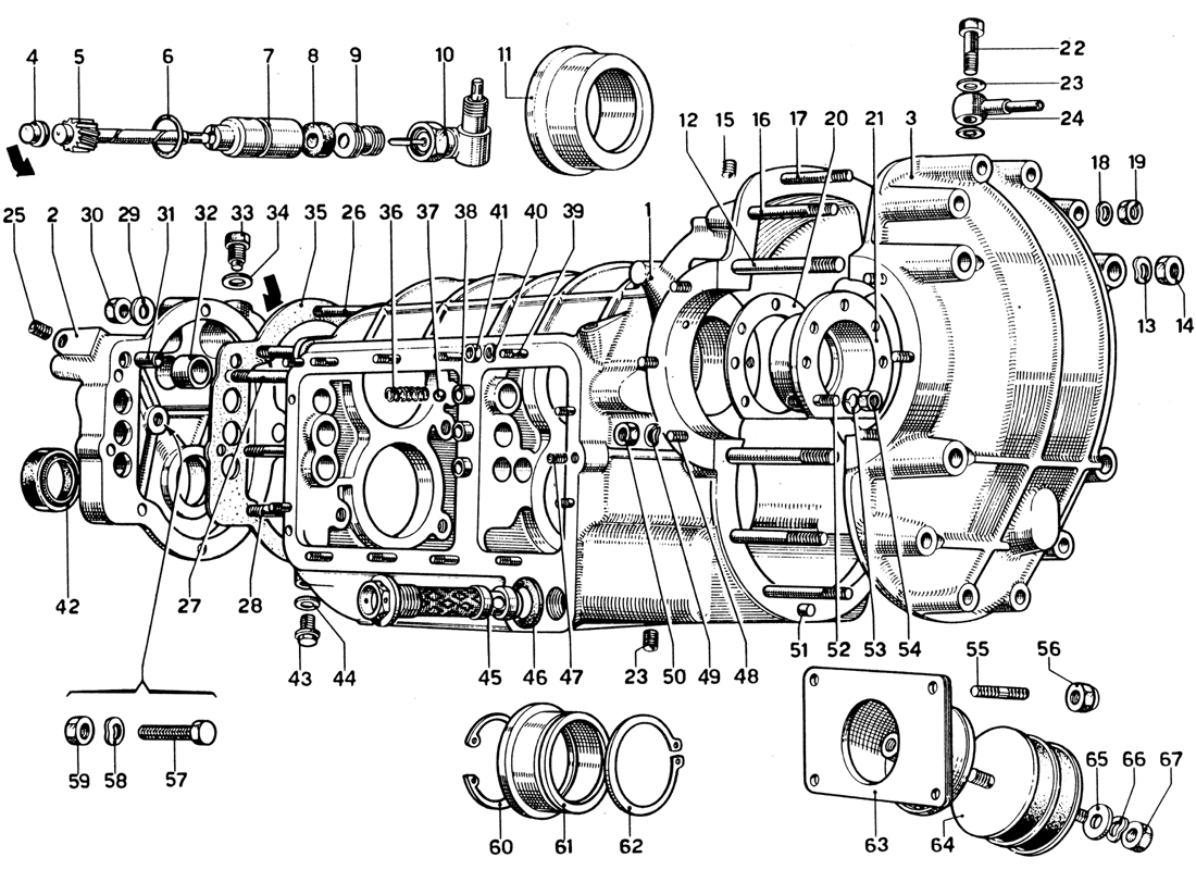 Schematic: Gearbox - Differential