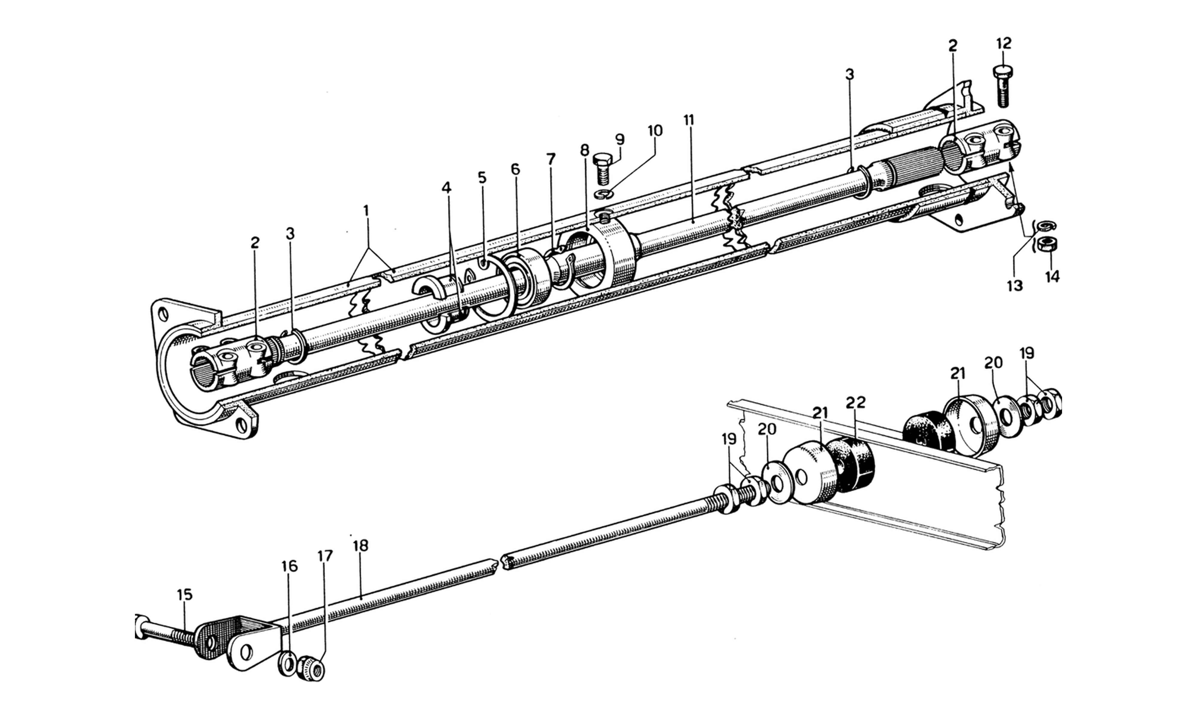 Schematic: Transmission Shaft