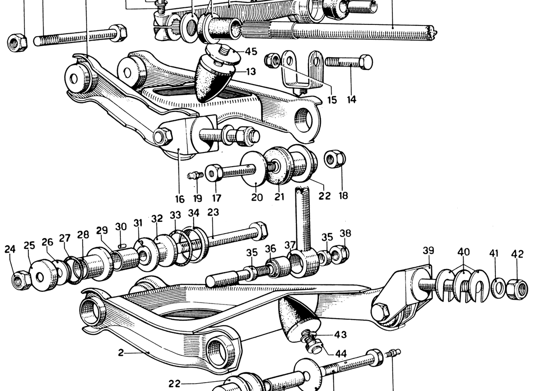 Schematic: Rear Suspension - Levers