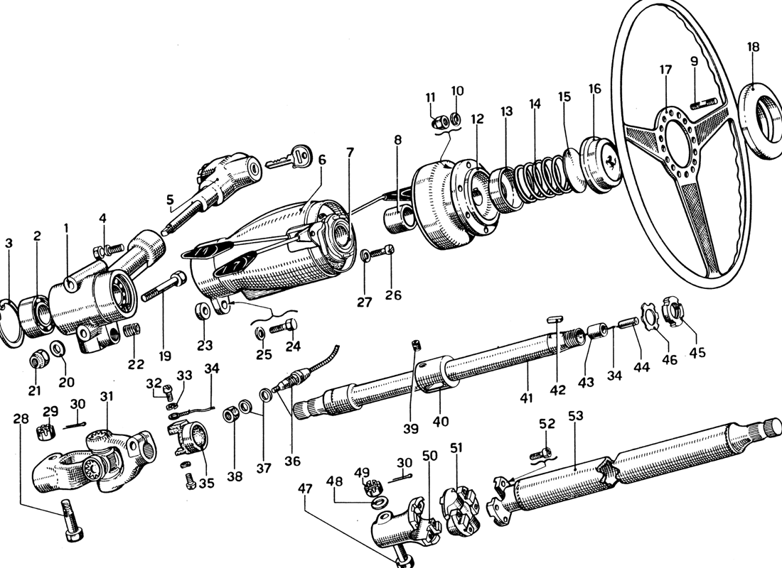 Schematic: Steering Column