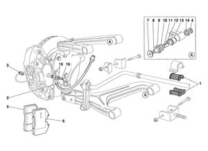 Front Suspension Pads And Brake Pipes