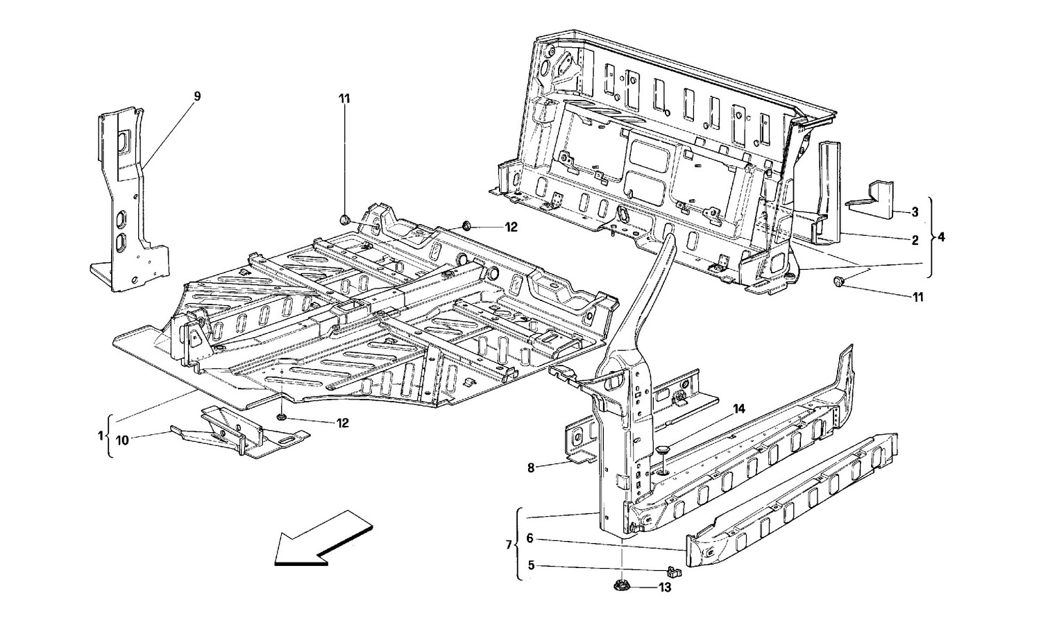 Schematic: Central Part Structures