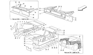 Passengers Comp. Insulations -Valid For Gtb-Gts -Valid For Usa-