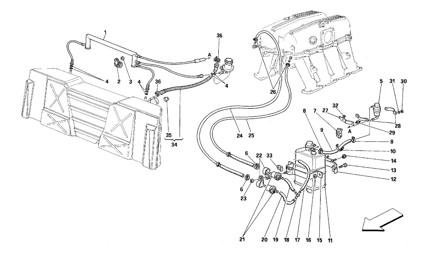 Schematic: Antievaporation Device