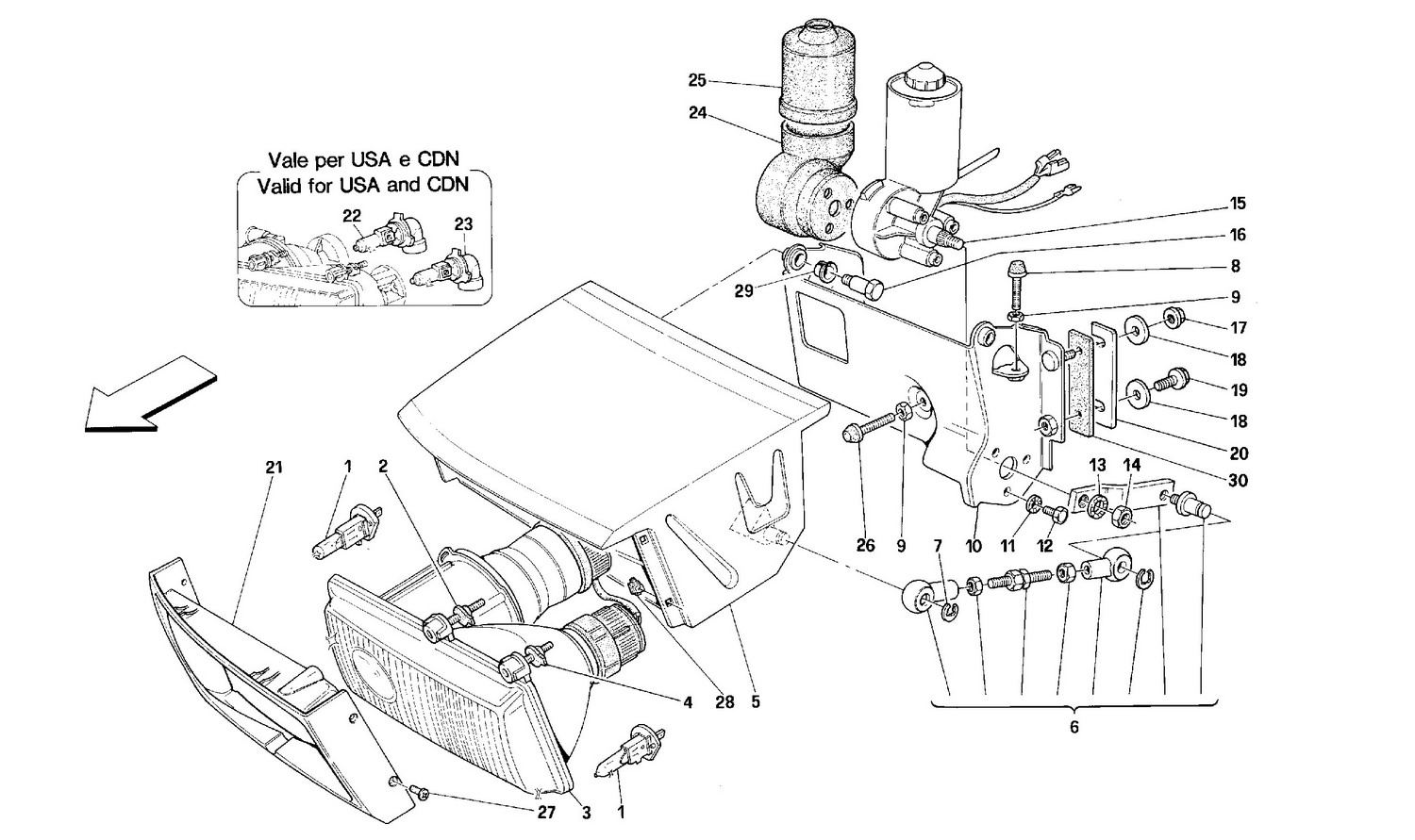 Schematic: Lights Lifting Device And Headlights