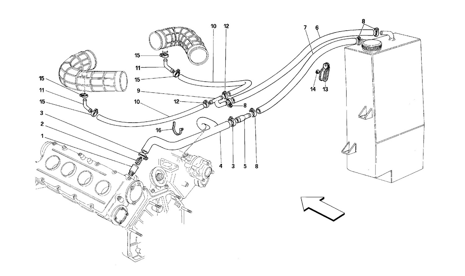 Schematic: Blow - By System