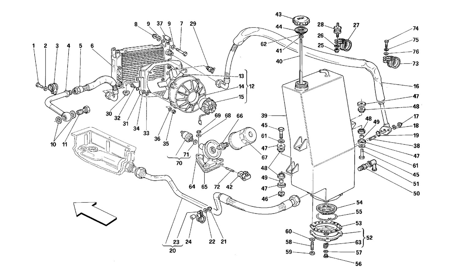 Schematic: Lubrication System