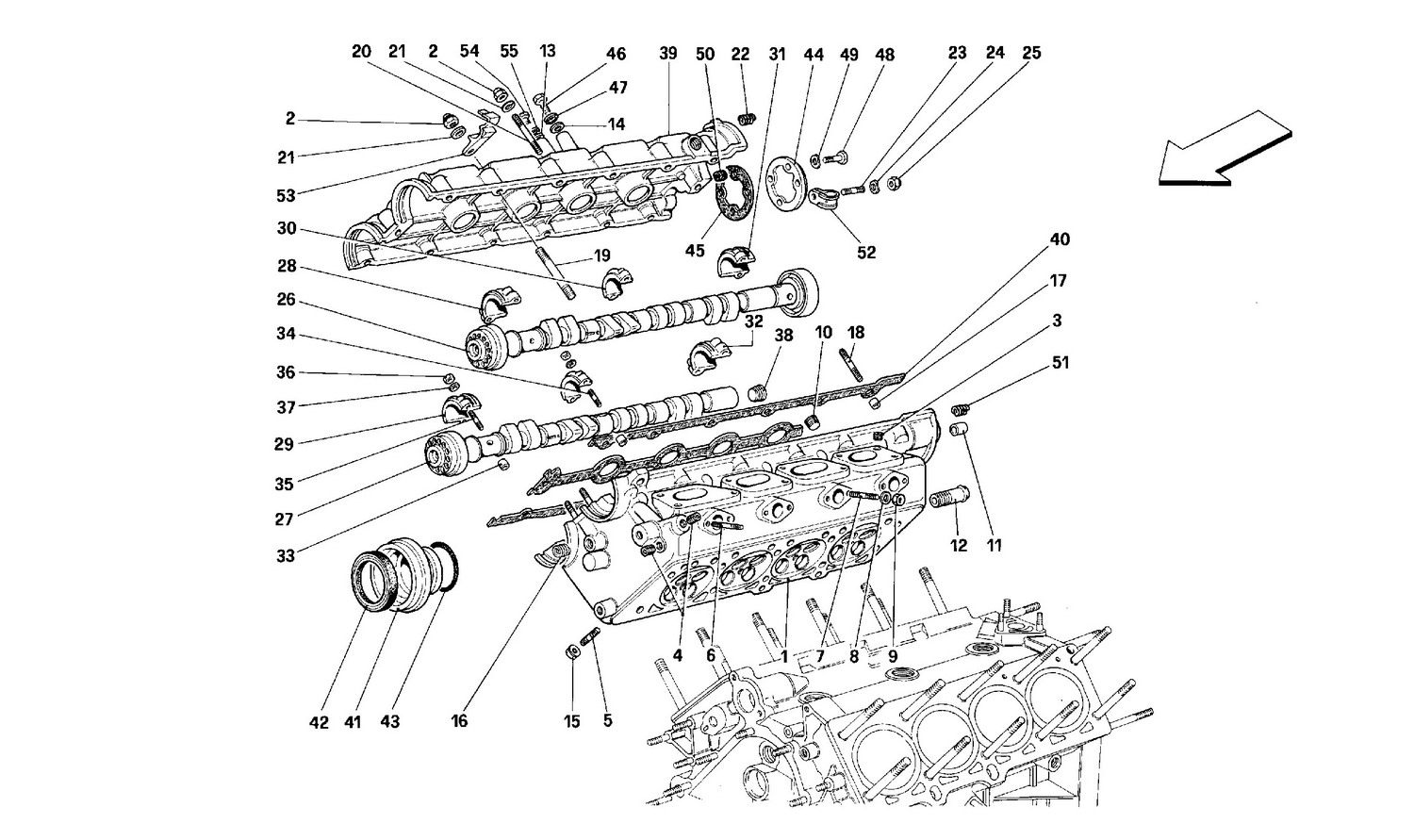 Schematic: R.H. Cylinder Head