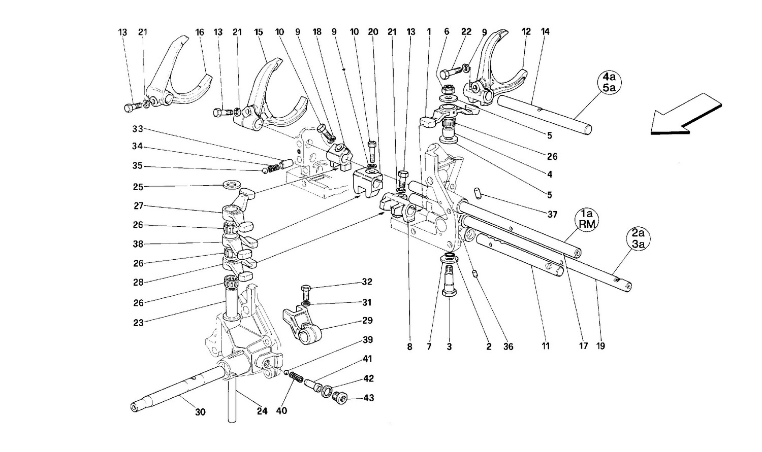 Schematic: Inside Gearbox Controls