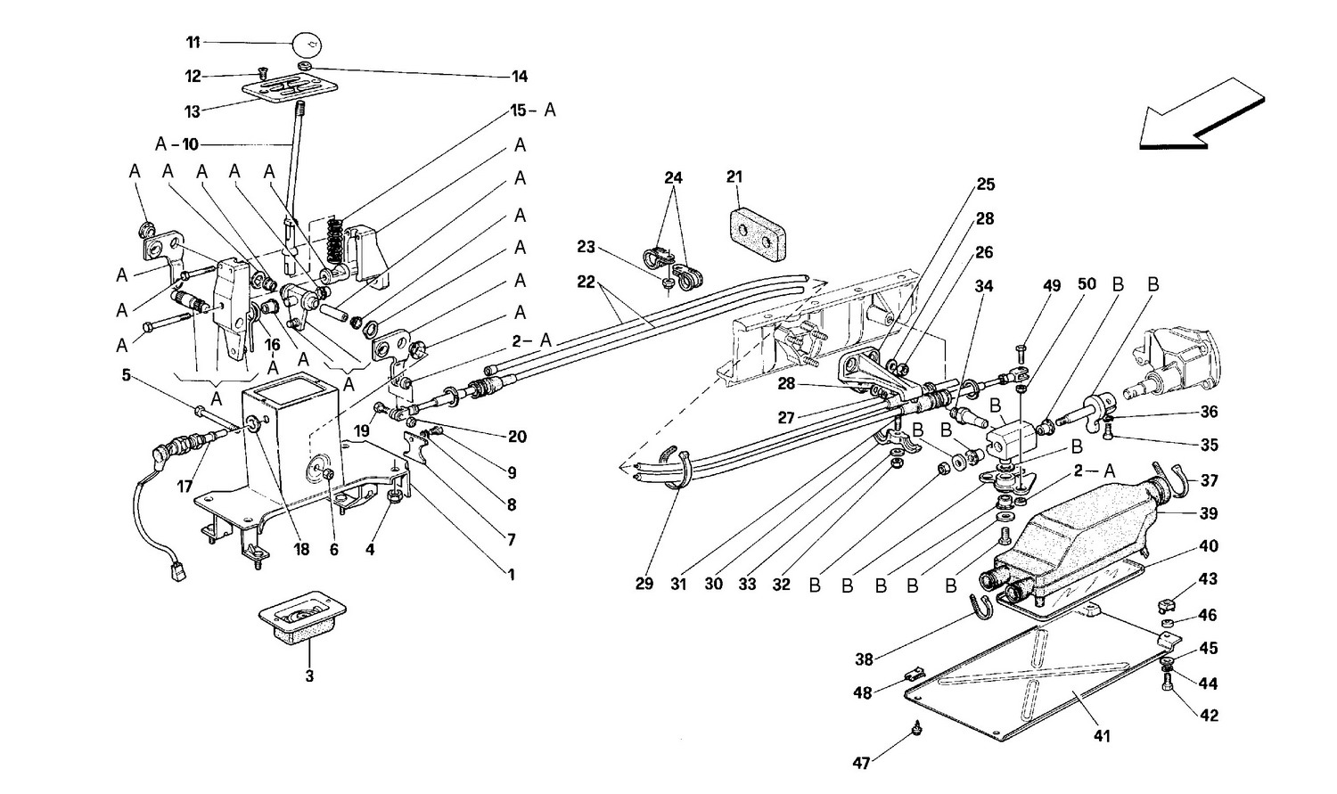 Schematic: Outside Gearbox Controls