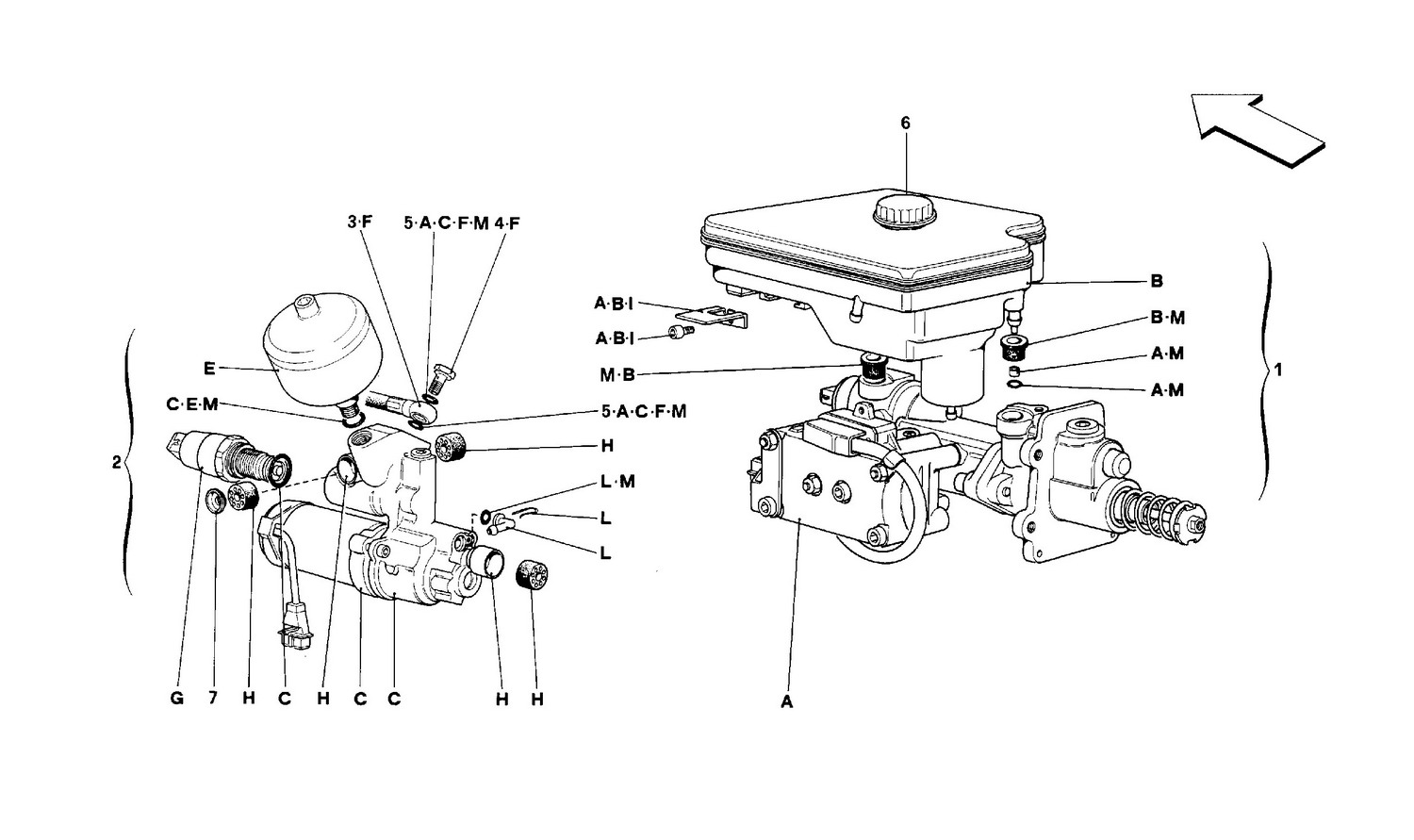 Schematic: Hydraulic System For Antiskid