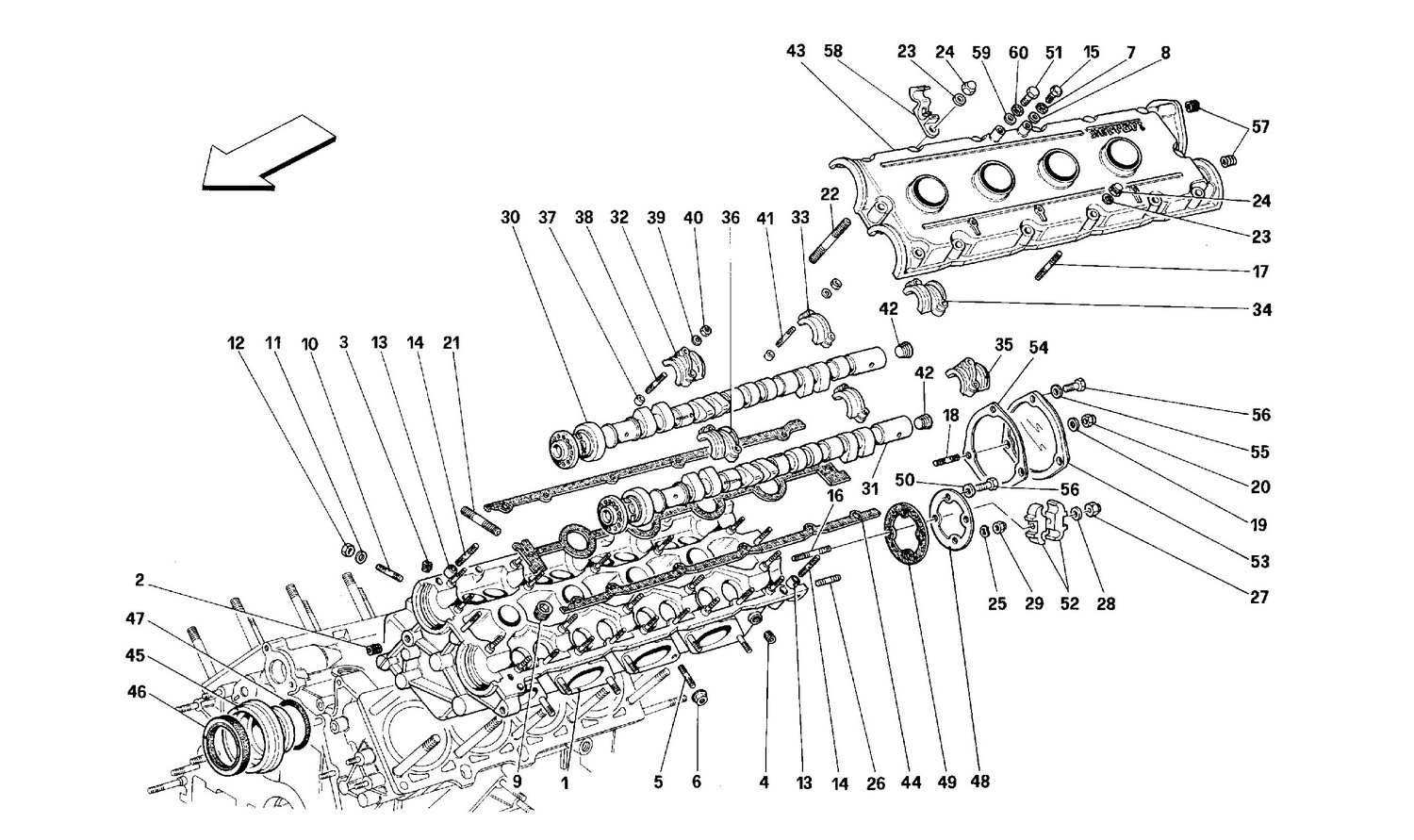 Schematic: L.H. Cylinder Head