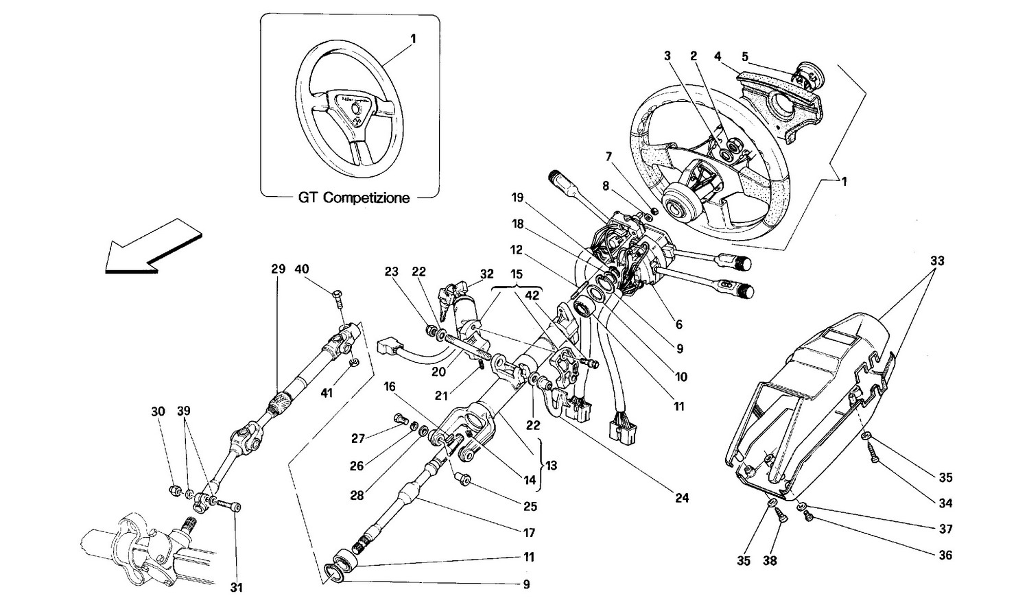 Schematic: Steering Column