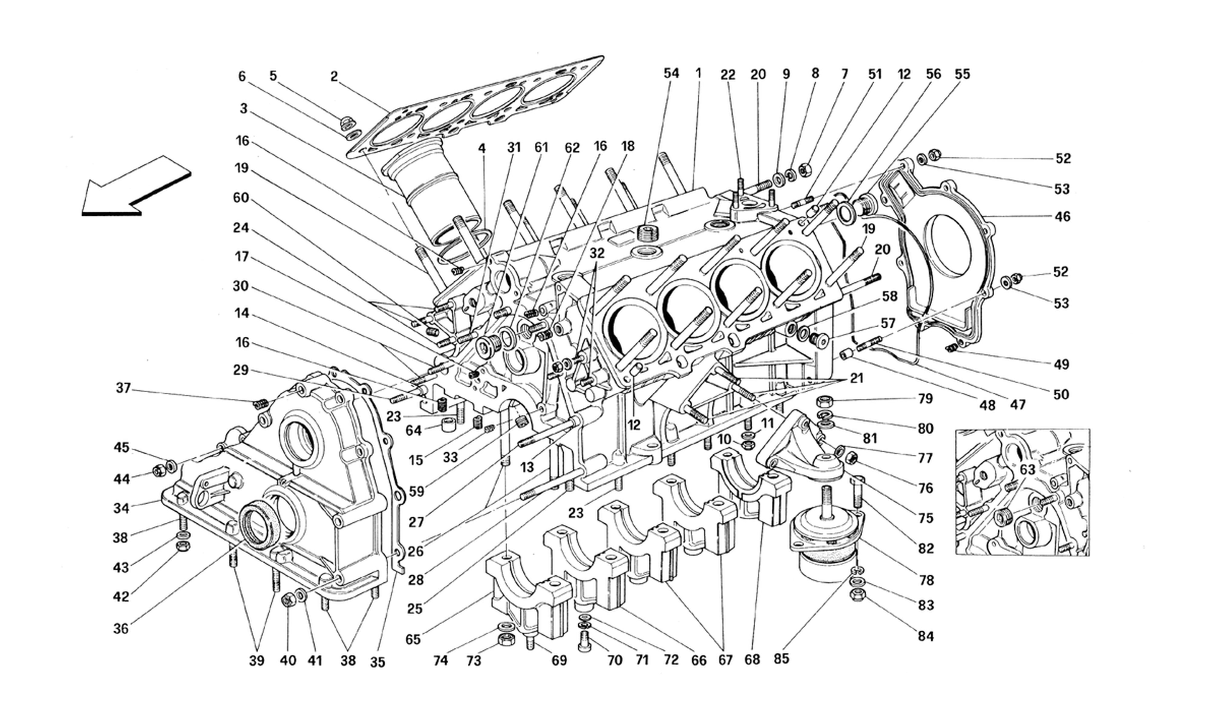 Schematic: Crankcase