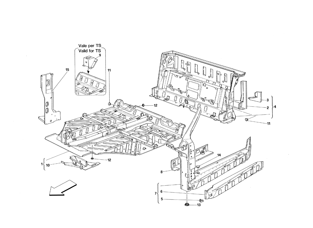 Schematic: Central Part Structures