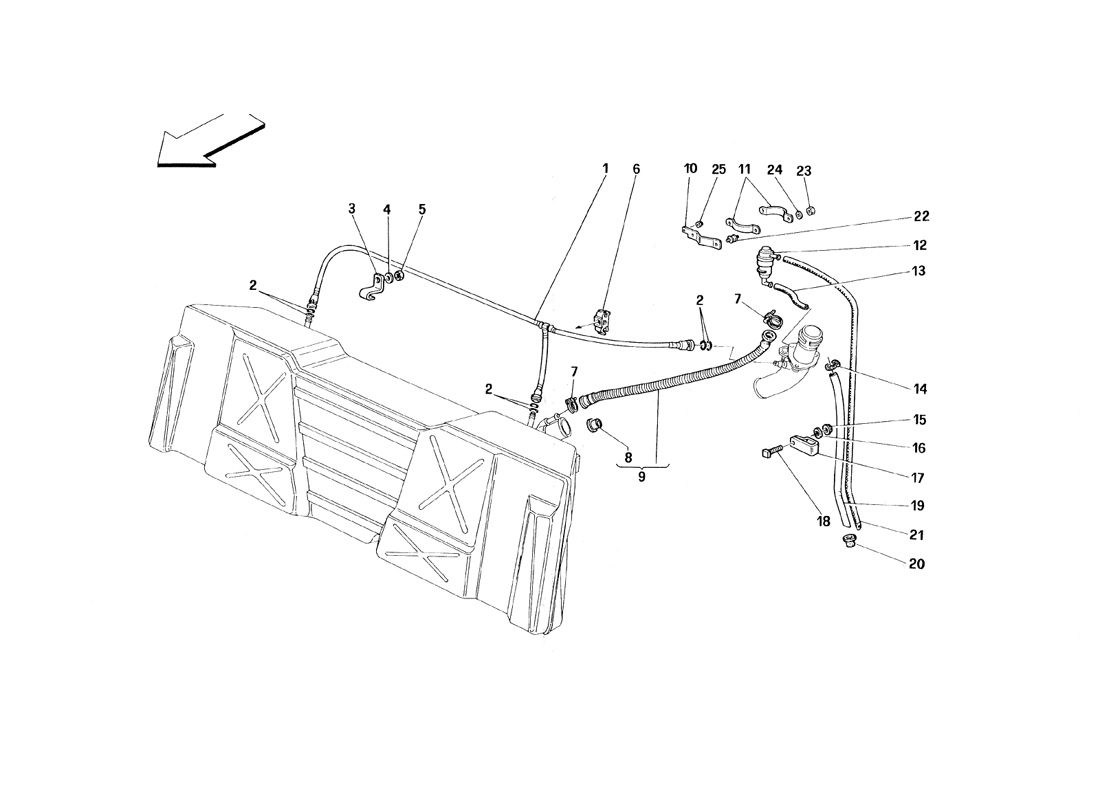 Schematic: Antievaporation Device - Valid For Catalytic Vehicles And Sa