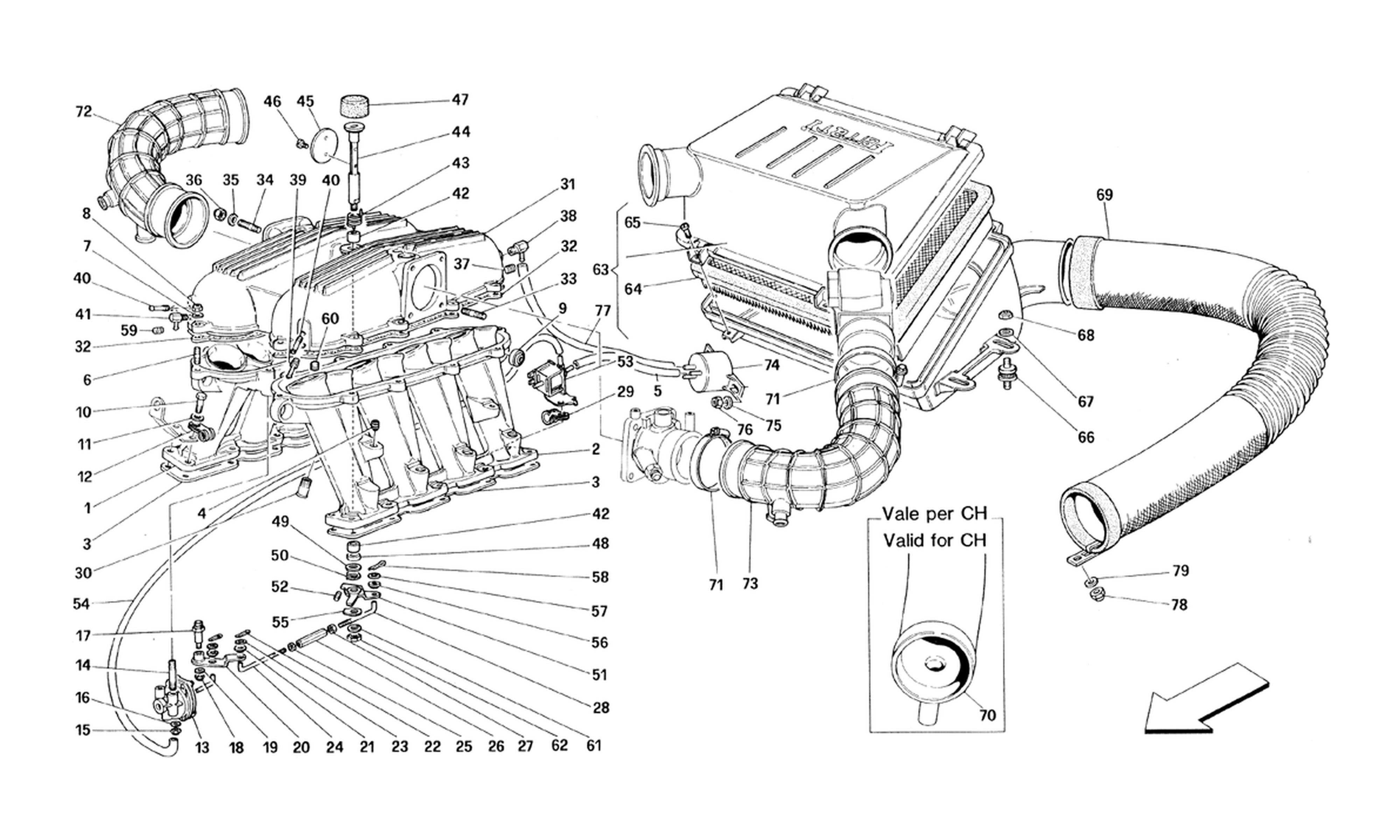 Schematic: Air Intake - Motronic 2.7