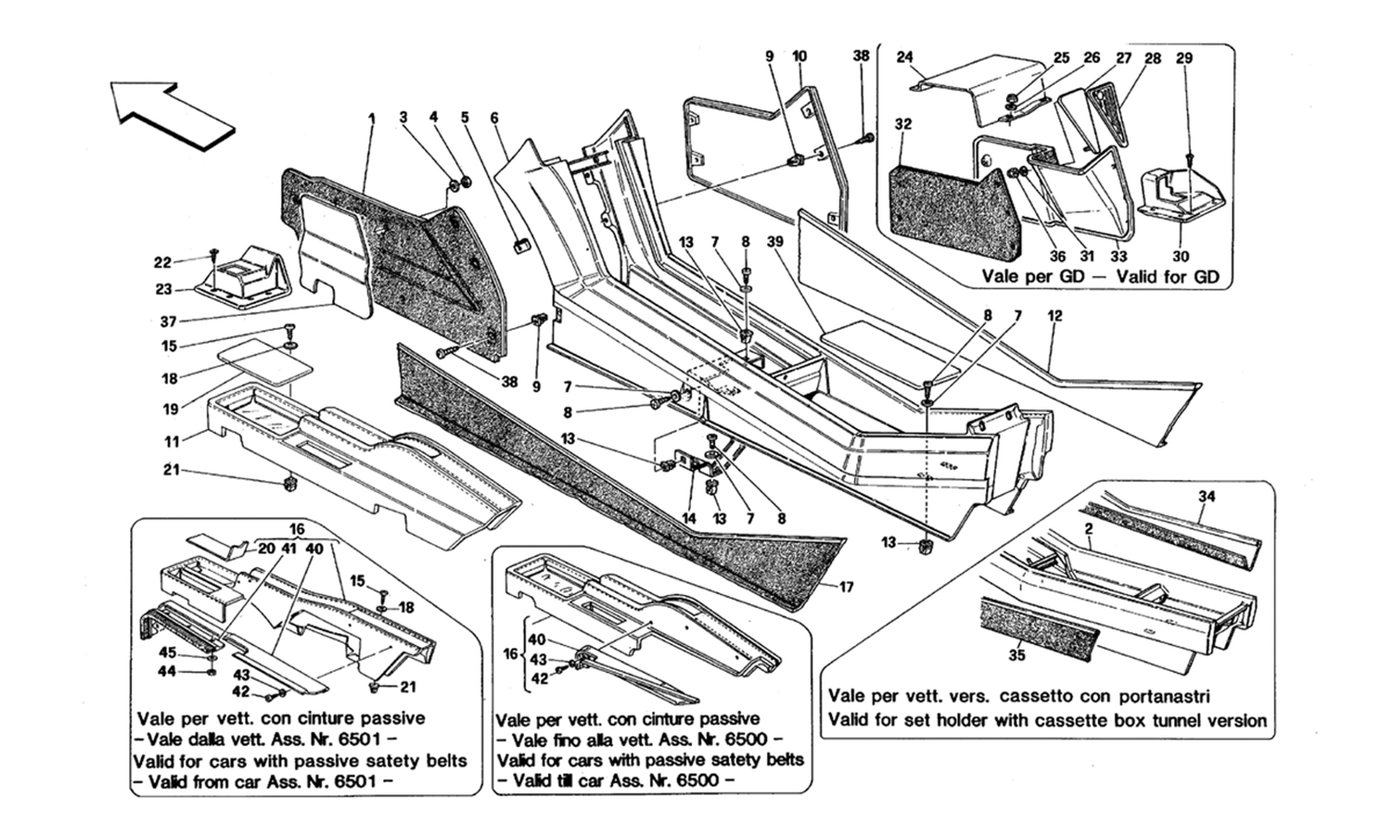 Schematic: Tunnel - Framework And Trims - Valid For Tb